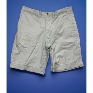 Polo Ralph Lauren Chino Shorts Mens Sz 34 Beige Stretch Classic Fit Cotton Twill
